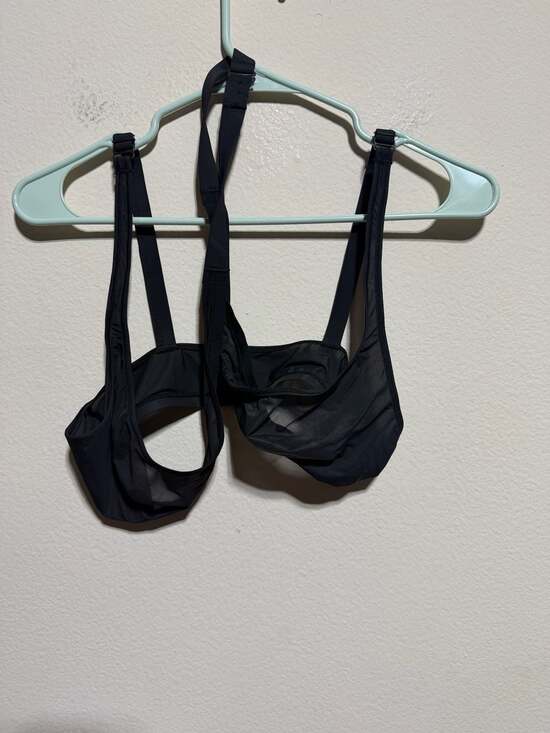 SKIMS Other - SKIMS Black Sheer Unlined Bralette
